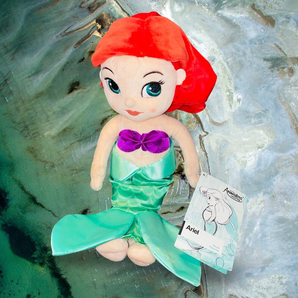 Disney Animators Collection Ariel The Little Mermaid Doll New With Tags NWT 13"